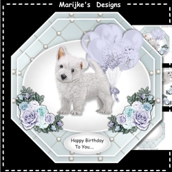 Octagon Birthday Puppy Mini Kit