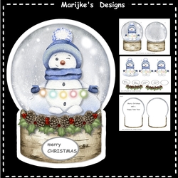 Cute Snowman  Globe
