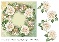 Winter Roses Quick Card