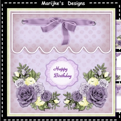 Envelop Birthday Roses Mini Kit