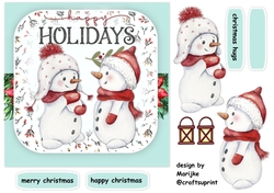 Cute Snowman 7x7