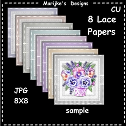 CU Lace Backing Papers