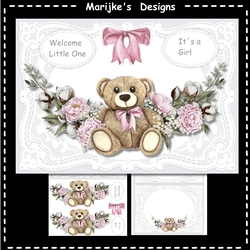 New Baby  Girl  A5 Mini Kit