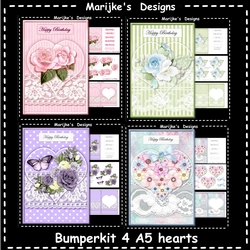 Bumperkit 4 A5 Hearts & Flowers