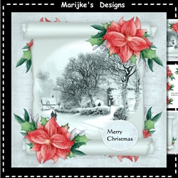 Winter Scene Scroll Mini Kit