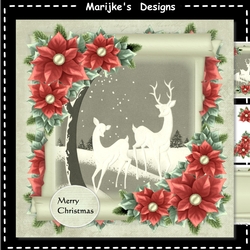 Vintage Deer Scroll Mini Kit