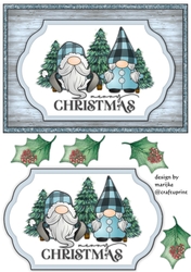 A5 Merry Christmas Gnomie 2