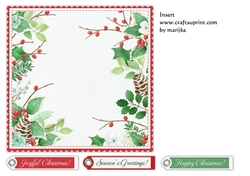 Christmas Topper INSERT