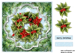 Christmas Floral Topper