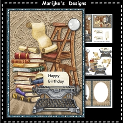 Male Card Vintage Mini Kit