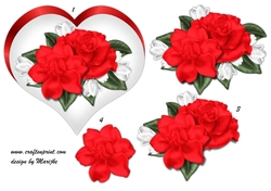 Step By Step Red Heart
