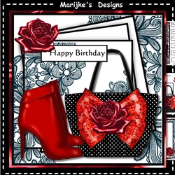 Birthday In Red Mini Kit