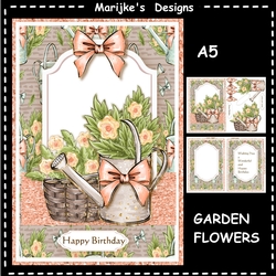 A5 Garden Flowers Mini Kit