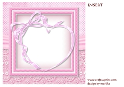 Baby Girl Topper Insert
