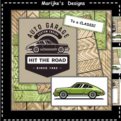 Male Card Classic Car Mini Kit