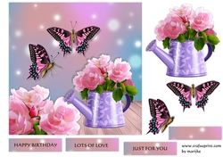 Birthday Roses 7x7