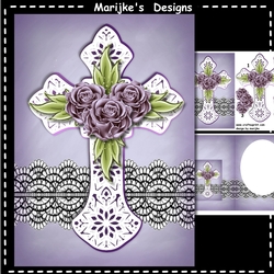 A5 Sympathy Cross Mini Kit