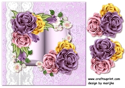 Mixed roses 8x8