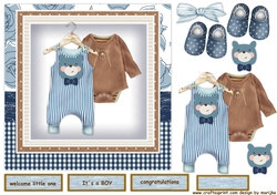 New baby Boy Quick card 2