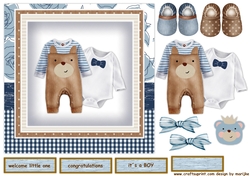 New baby Boy Quick card 3