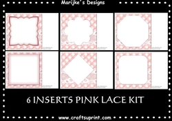 Kit & Inserts Pink Lace