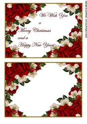 Christmas Roses Toppers