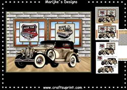 A5 Ride The Classic Male Card Mini Kit