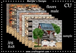 CU DR Kit Male Card Floors