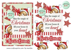 Christmas Teddies A5