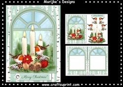A5 Christmas Window