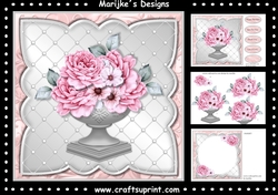 Peonies Ornament Mini Kit