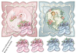Vintage baby Toppers