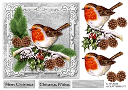 Winter Robin Quick card