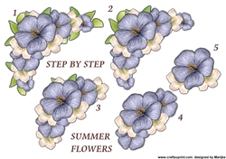 Step By Step Summer Flowers