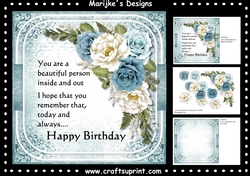 Birthay Roses & Verse Mini Kit