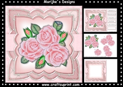 Scallop Vintage Roses Mini Kit