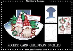 Rocker Card Christmas Gnomies