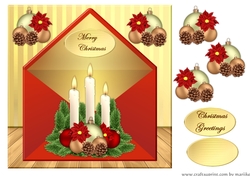 Envelop Classic Christmas
