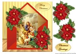 Envelop Classic Christmas Nativity