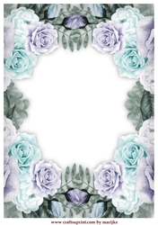 A4 Mixed vintage roses