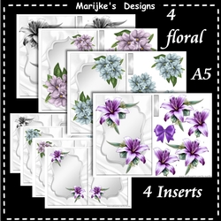 Bumperkit Floral A5 Cards & Inserts