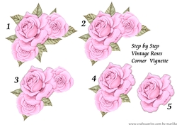 Step By Step Vintage Roses 6