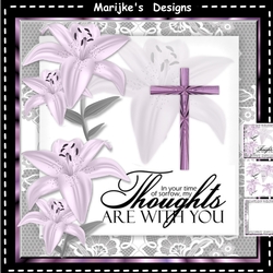 Sympathy Lilies Mini Kit