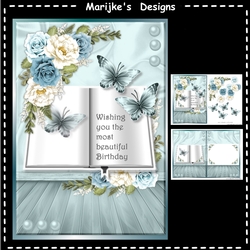 Birthday Roses Book A5 Mini Kit
