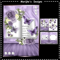 Romantic Roses Book A5 Mini Kit