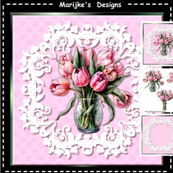 Pink Spring Tulips Mini Kit