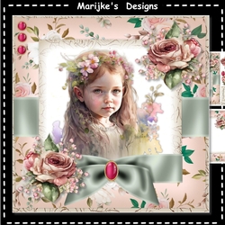Gorgeous Vintage Girl  Mini Kit