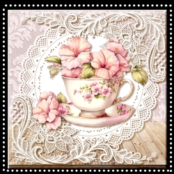 Teacup Chinees Roses Mini Kit