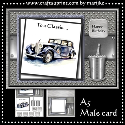 To a Classic Male Card A5 Mini Kit