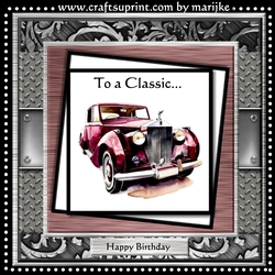 Bordeaux  Rolls Royce Male Card  Mini Kit